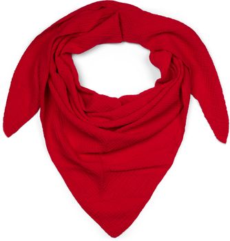 styleBREAKER Damen Musselin Dreieckstuch aus 100% Baumwolle | Weiches und leichtes Halstuch für Damen Unifarben | Stylisches Tuch für jede Jahreszeit - Made in Italy, 196 x 84 cm