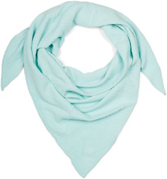 styleBREAKER Damen Musselin Dreieckstuch aus 100% Baumwolle | Weiches und leichtes Halstuch für Damen Unifarben | Stylisches Tuch für jede Jahreszeit - Made in Italy, 196 x 84 cm