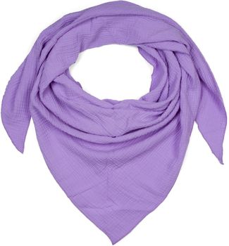 styleBREAKER Damen Musselin Dreieckstuch aus 100% Baumwolle | Weiches und leichtes Halstuch für Damen Unifarben | Stylisches Tuch für jede Jahreszeit - Made in Italy, 196 x 84 cm