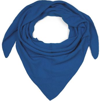 styleBREAKER Damen Musselin Dreieckstuch aus 100% Baumwolle | Weiches und leichtes Halstuch für Damen Unifarben | Stylisches Tuch für jede Jahreszeit - Made in Italy, 196 x 84 cm