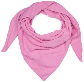 styleBREAKER Damen Musselin Dreieckstuch aus 100% Baumwolle | Weiches und leichtes Halstuch für Damen Unifarben | Stylisches Tuch für jede Jahreszeit - Made in Italy, 196 x 84 cm