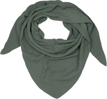 styleBREAKER Damen Musselin Dreieckstuch aus 100% Baumwolle | Weiches und leichtes Halstuch für Damen Unifarben | Stylisches Tuch für jede Jahreszeit - Made in Italy, 196 x 84 cm