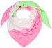 styleBREAKER Damen Musselin Dreieckstuch 3-farbig | Pastell Schal aus Baumwolle für Frühling & Sommer | Leichtes Dreieckstuch aus Musselin Stoff | Made in Italy