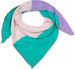 styleBREAKER Damen Musselin Dreieckstuch 3-farbig | Pastell Schal aus Baumwolle für Frühling & Sommer | Leichtes Dreieckstuch aus Musselin Stoff | Made in Italy