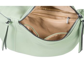 styleBREAKER Damen Halbmond Crossbody Schultertaschen Set 3-Teilig, Schultergurt mit Muster, Schlüsselanhänger, Börse 02012398