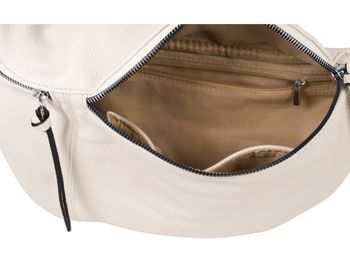 styleBREAKER Damen Halbmond Crossbody Schultertaschen Set 3-Teilig, Schultergurt mit Muster, Schlüsselanhänger, Börse 02012398