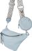 styleBREAKER Damen Halbmond Crossbody Schultertaschen Set 3-Teilig, Schultergurt mit Muster, Schlüsselanhänger, Börse 02012398