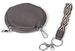 styleBREAKER Damen Halbmond Crossbody Schultertaschen Set 3-Teilig, Schultergurt mit Muster, Schlüsselanhänger, Börse 02012398