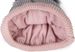 styleBREAKER Damen Strick Bommelmütze mit Farbverlauf und Fleece Futter, Winter Fellbommel Mütze, Strickmütze 04024205