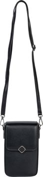 styleBREAKER Damen Box Bag Umhängetasche Einfarbig mit Magnetverschluss, 8 Kartenfächer mit Druckknopf, Crossbag 02012399