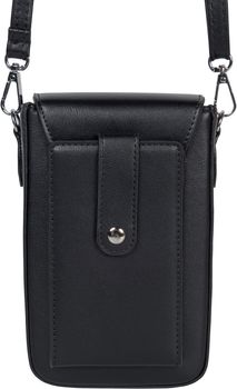 styleBREAKER Damen Box Bag Umhängetasche Einfarbig mit Magnetverschluss, 8 Kartenfächer mit Druckknopf, Crossbag 02012399