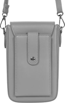styleBREAKER Damen Box Bag Umhängetasche Einfarbig mit Magnetverschluss, 8 Kartenfächer mit Druckknopf, Crossbag 02012399