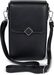 styleBREAKER Damen Box Bag Umhängetasche Einfarbig mit Magnetverschluss, 8 Kartenfächer mit Druckknopf, Crossbag 02012399