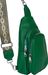 styleBREAKER Damen One Shoulder Rucksack, Geometrisch gemusterter Schultergurt, Einfarbige Crossbody Bag, Cityrucksack, Sling Bag 02012400