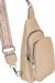 styleBREAKER Damen One Shoulder Rucksack, Geometrisch gemusterter Schultergurt, Einfarbige Crossbody Bag, Cityrucksack, Sling Bag 02012400