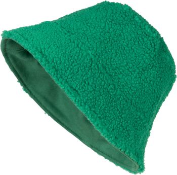 styleBREAKER Unisex Wende Fischerhut in Veloursleder Optik / Teddyfell, warmer 2 in 1 Wendehut, Bucket Hat Herbst Winter 04025037
