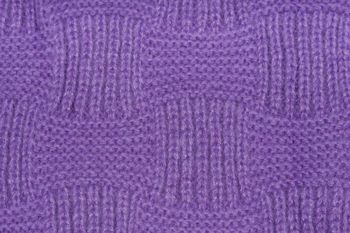 styleBREAKER Damen XXL Strick Dreieck Schal Einfarbig mit Schachbrett Strickmuster, Maxi Schal, Dreieckstuch, Warmes Winter Tuch 01020047