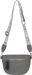 styleBREAKER Damen Halbmond Crossbody Schultertaschen Einfarbig, verstellbarer Schultergurt mit Zick-Zack Rauten Muster 02012401