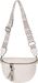 styleBREAKER Damen Halbmond Crossbody Schultertaschen Einfarbig, verstellbarer Schultergurt mit Zick-Zack Rauten Muster 02012401