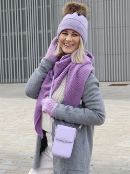 styleBREAKER Damen XXL Strick Dreieck Schal Einfarbig mit Reiskorn Strickmuster, Warmes Herbst Winter Maxi Dreieckstuch 01020048