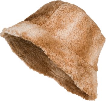 styleBREAKER Damen Fischerhut in Teddyfell im Ombré Look, warmer Bucket Hat Herbst Winter, Farbverlauf Muster Bunt 04025038