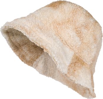 styleBREAKER Damen Fischerhut in Teddyfell im Ombré Look, warmer Bucket Hat Herbst Winter, Farbverlauf Muster Bunt 04025038