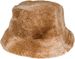 styleBREAKER Damen Fischerhut in Teddyfell im Ombré Look, warmer Bucket Hat Herbst Winter, Farbverlauf Muster Bunt 04025038