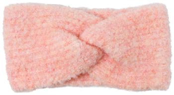 styleBREAKER Damen Strick Stirnband mit Rippstrickmuster und Twist Knoten, warmes Winter Haarband Boucle Optik, Headband 04026063