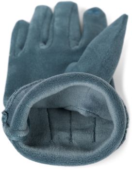 styleBREAKER Damen Touchscreen Handschuhe Einfarbig mit Ziernähten, warme Fingerhandschuhe, Winter 09010043