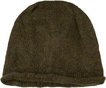 styleBREAKER Unisex Oversize Strick Beanie Mütze mit Rollrand, Warme Winter Strickmütze Einfarbig, loose fit 04024207