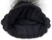 styleBREAKER Kinder Strick Bommelmütze mit Herzmuster und Thermo Fleece Futter, Winter Fellbommel Mütze, 3-5 Jahre 04024209