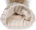 styleBREAKER Kinder Strick Bommelmütze mit Herzmuster und Thermo Fleece Futter, Winter Fellbommel Mütze, 3-5 Jahre 04024209