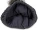 styleBREAKER Kinder Bommelmütze Gehäkelt mit V-Muster, Warmes Thermo Fleece Futter, Winter Fellbommel Mütze, 2-4 Jahre 04024208