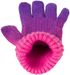 styleBREAKER Damen Strick Handschuhe mit Farbverlauf Muster, Winter Ombré Strickhandschuhe, Fingerhandschuhe 09010045