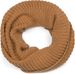 styleBREAKER Unisex Feinstrick Loop Schal einfarbig | Weicher elastischer Winter Schlauchschal in Feinripp Optik | Warmer Strick Loop für Damen und Herren