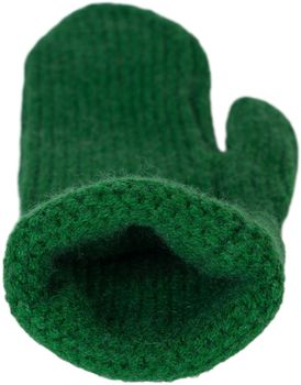 styleBREAKER Damen Winter Strick Fäustlinge Einfarbig mit gemustertem Bund, warme Fausthandschuhe, Strickhandschuhe 09010046