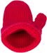 styleBREAKER Damen Winter Strick Fäustlinge Einfarbig mit gemustertem Bund, warme Fausthandschuhe, Strickhandschuhe 09010046