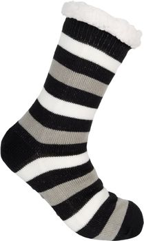 styleBREAKER Unisex ABS Stoppersocken mit Streifen Muster, warme ABS-Socken, Größe 35-42 EU / 5-10 US / 4-8 UK 08030009