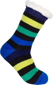 styleBREAKER Unisex ABS Stoppersocken mit Streifen Muster, warme ABS-Socken, Größe 35-42 EU / 5-10 US / 4-8 UK 08030009