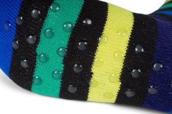 styleBREAKER Unisex ABS Stoppersocken mit Streifen Muster, warme ABS-Socken, Größe 35-42 EU / 5-10 US / 4-8 UK 08030009