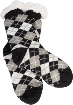 styleBREAKER Unisex ABS Stoppersocken mit Geometrischem Muster, warme ABS-Socken, Größe 35-42 EU / 5-10 US / 4-8 UK 08030012