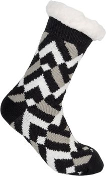 styleBREAKER Unisex ABS Stoppersocken mit Geometrischem Muster, warme ABS-Socken, Größe 35-42 EU / 5-10 US / 4-8 UK 08030012