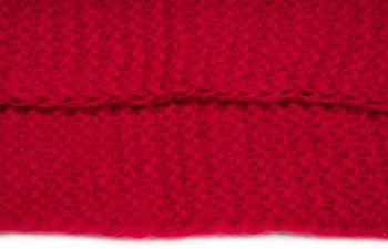 styleBREAKER Unisex Strick Loop Schal Einfarbig mit Wellenmuster, warmer Winter Strickschal, Schlauchschal 01018169