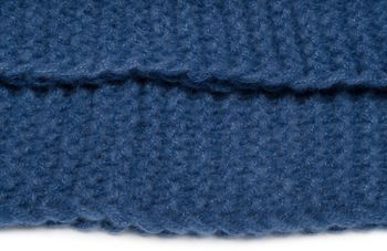 styleBREAKER Unisex Strick Loop Schal Einfarbig mit Wellenmuster, warmer Winter Strickschal, Schlauchschal 01018169