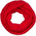 styleBREAKER Unisex Strick Loop Schal Einfarbig mit Wellenmuster, warmer Winter Strickschal, Schlauchschal 01018169