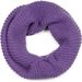 styleBREAKER Unisex Strick Loop Schal Einfarbig mit Wellenmuster, warmer Winter Strickschal, Schlauchschal 01018169
