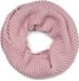 styleBREAKER Unisex Strick Loop Schal Einfarbig mit Wellenmuster, warmer Winter Strickschal, Schlauchschal 01018169