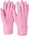 styleBREAKER Damen Touchscreen Fleece Handschuhe Einfarbig, warme Fingerhandschuhe, Winter 09010047