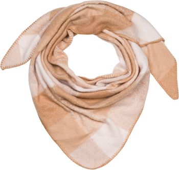 styleBREAKER Damen XXL Web Dreieck Schal mit buntem Karo Muster, Dreiecktuch Kariert, Winter Schal warm weich, Tuch 01020050