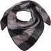 styleBREAKER Damen XXL Web Dreieck Schal mit buntem Karo Muster, Dreiecktuch Kariert, Winter Schal warm weich, Tuch 01020050